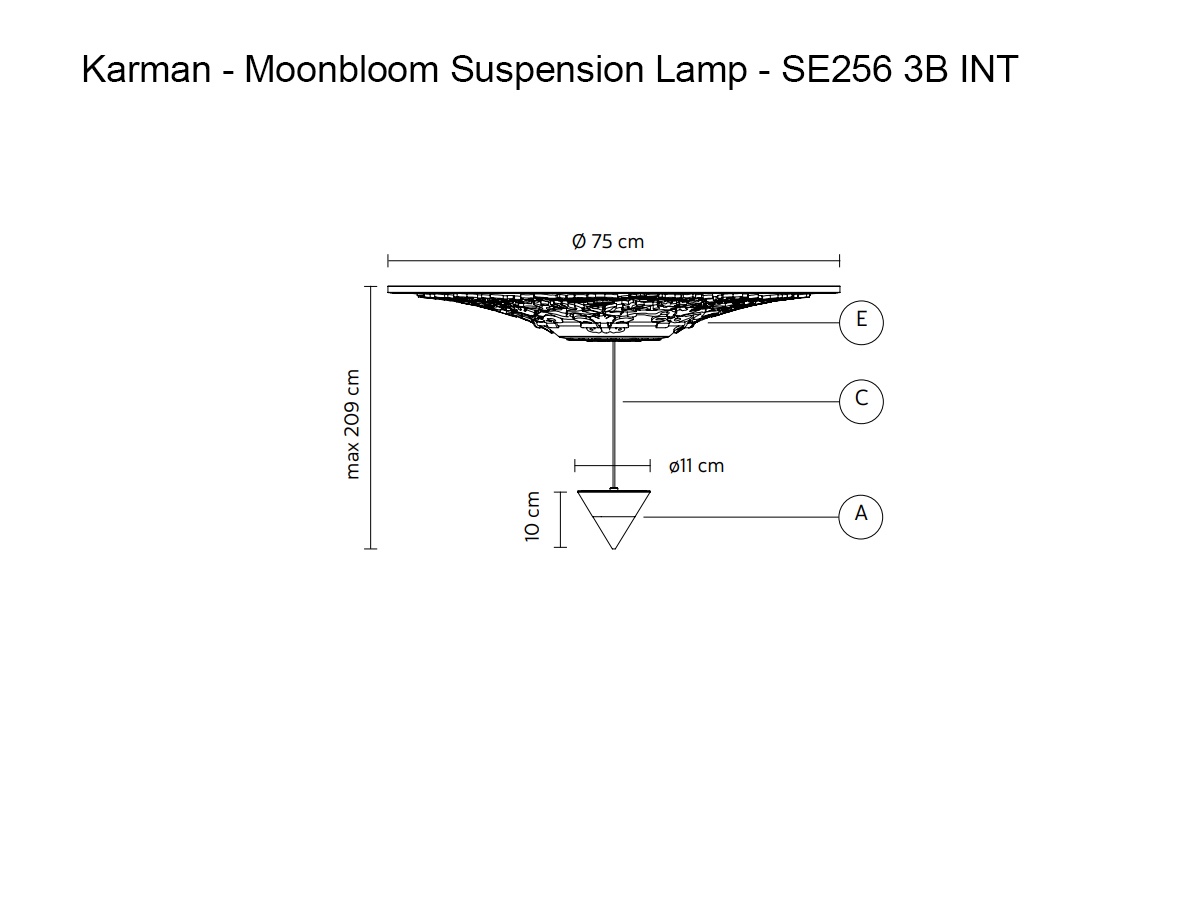 Karman Moonbloom Suspension Lamp Se256 3b Int