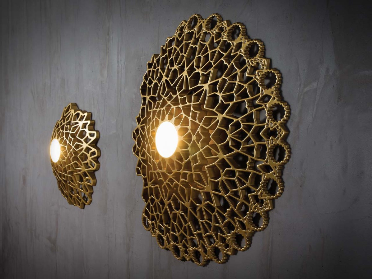 Karman Notredame Pl130 Wall Lamp H 98 Cm Gold Indoor