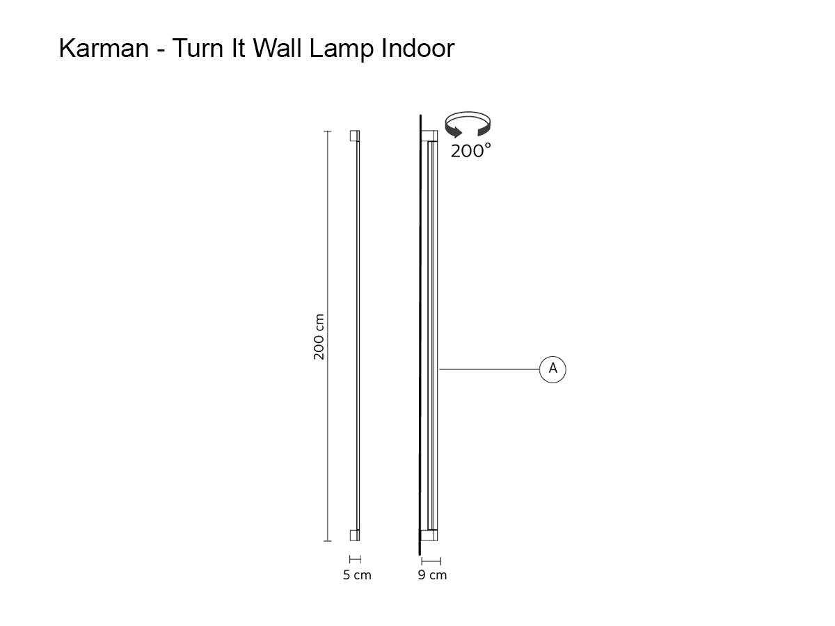 Karman Turn It Wall Lamp Indoor