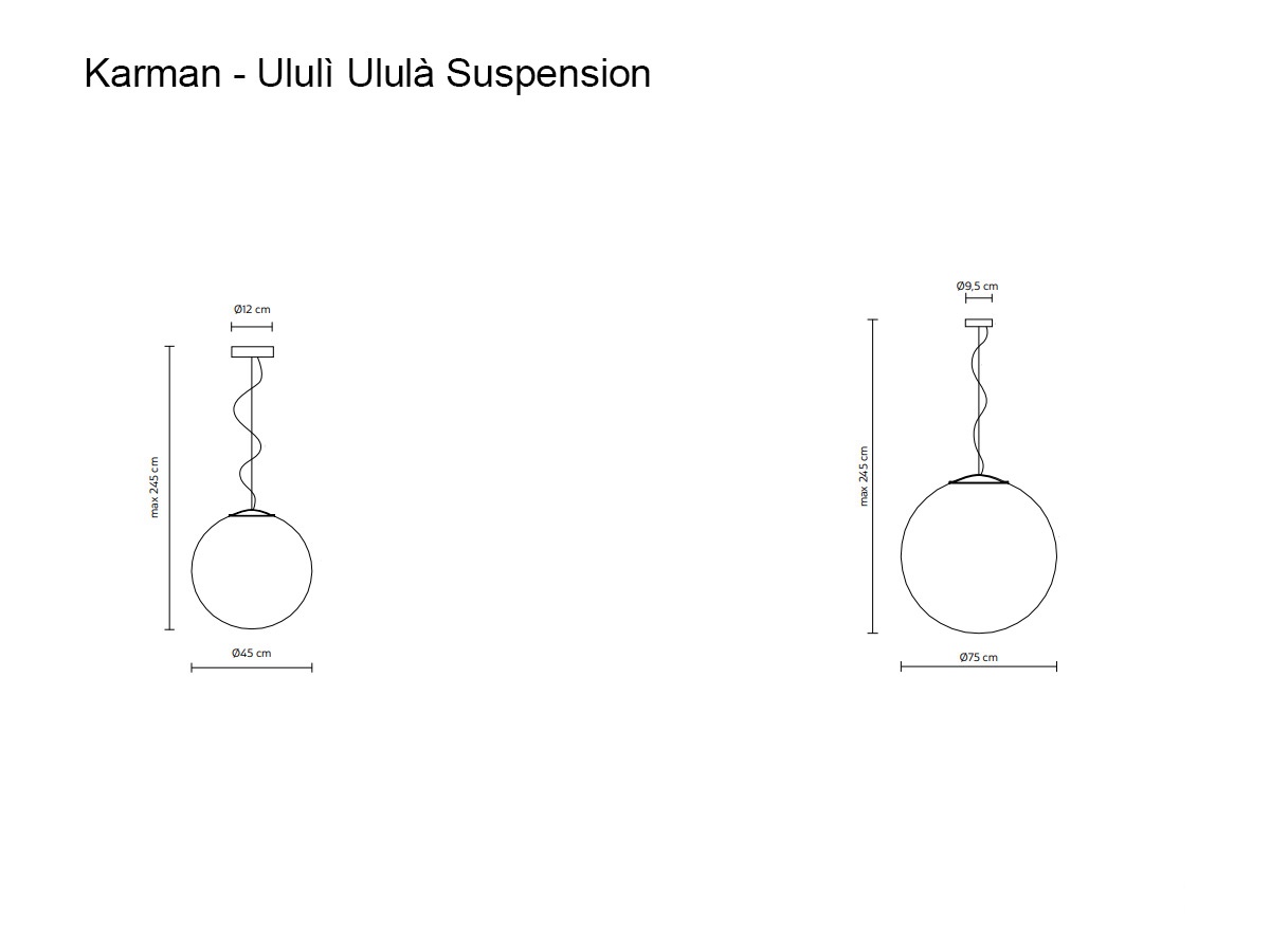 Karman Ululi Ulula Suspension Lamp