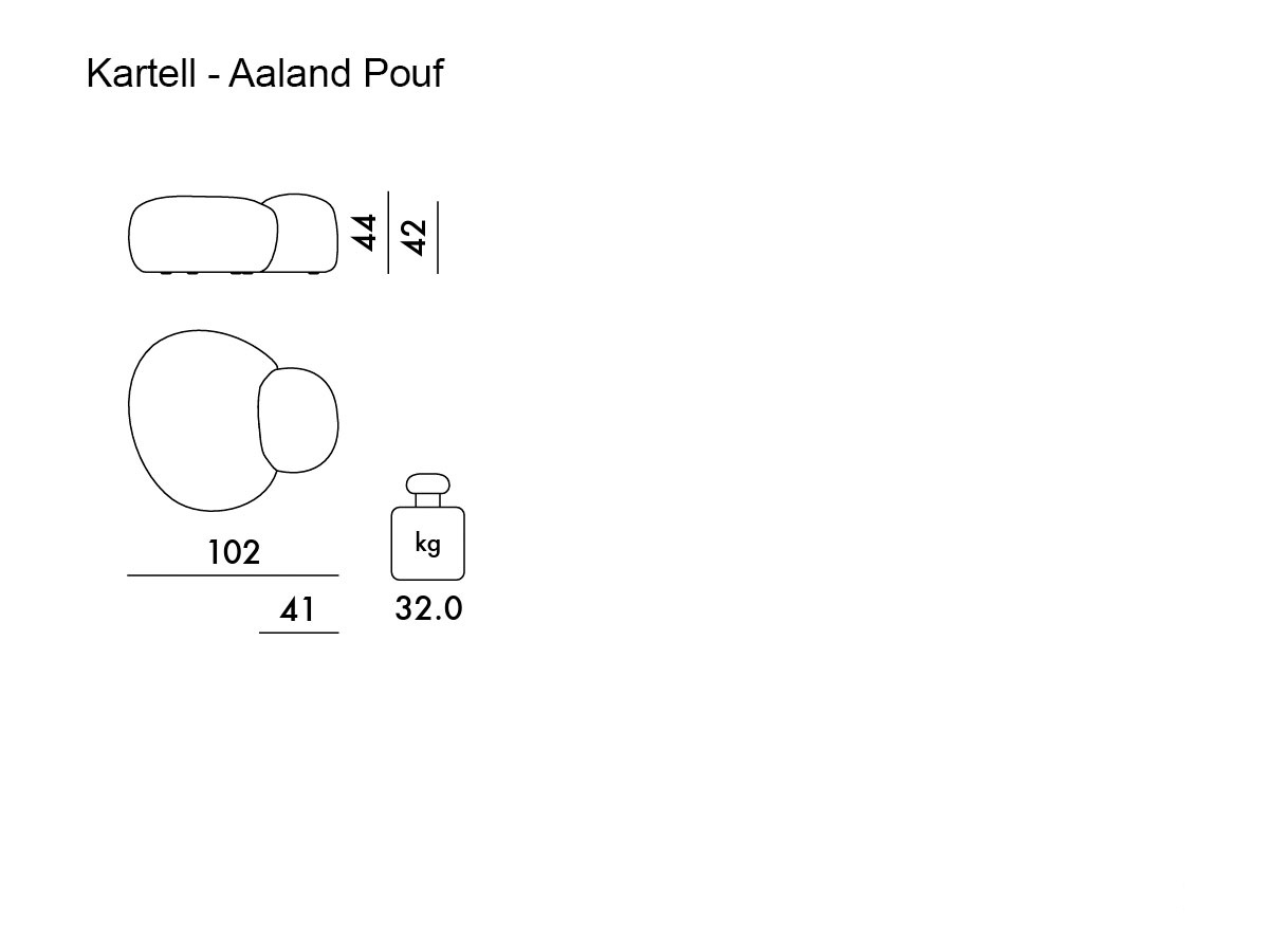 Kartell Aaland Pouf