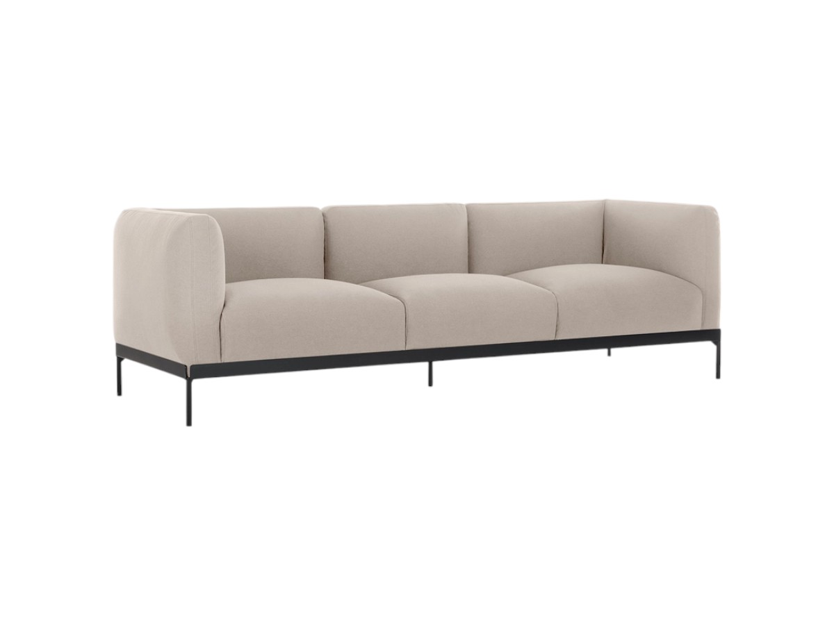 Kartell Asia 3 Seater Sofa Cotone Plain