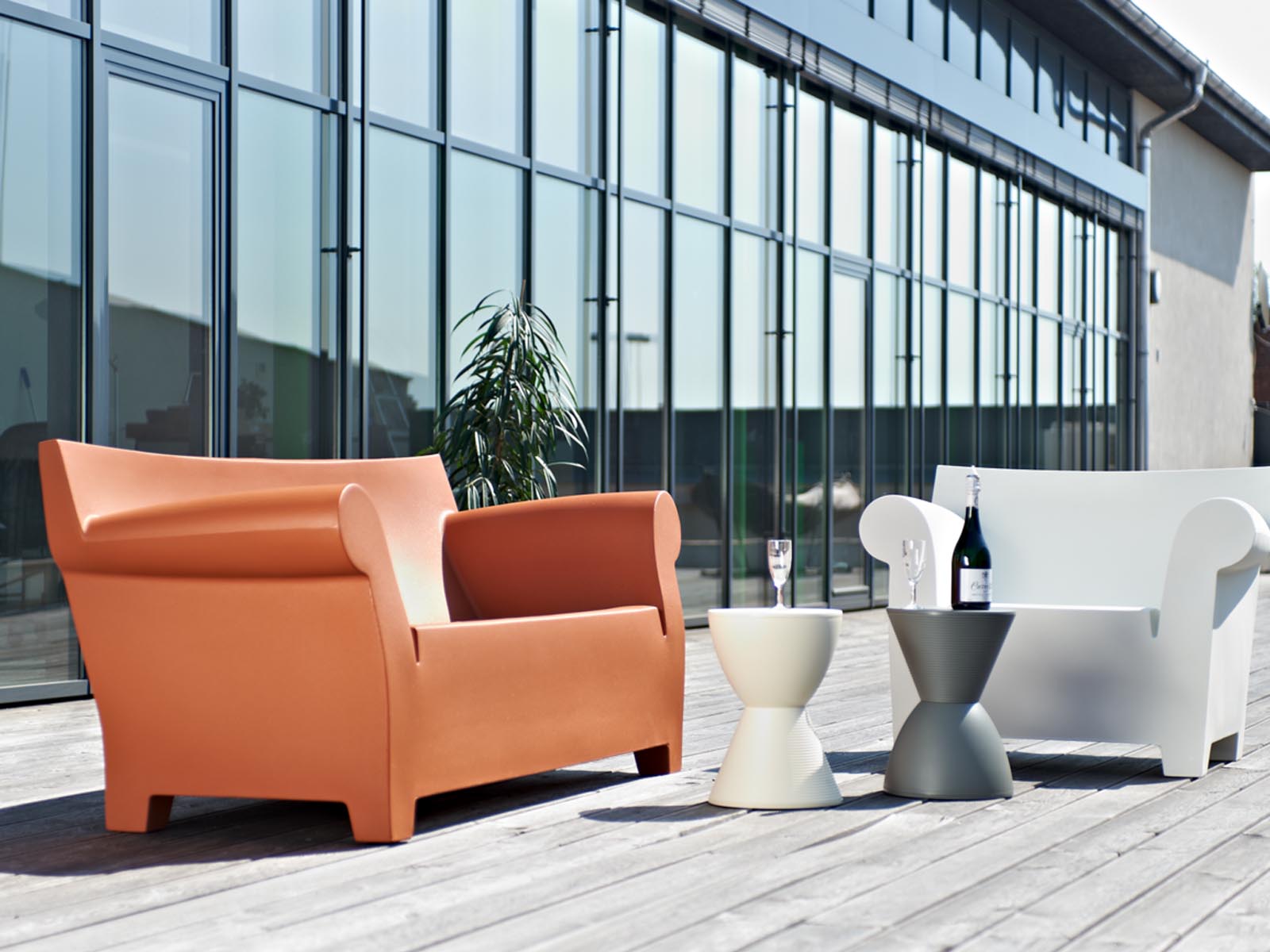 Kartell Bubble Club Outdoor Set