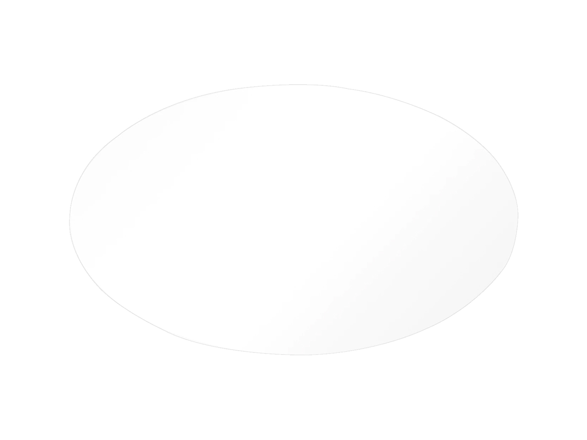 Kartell Glossy Oval Table
