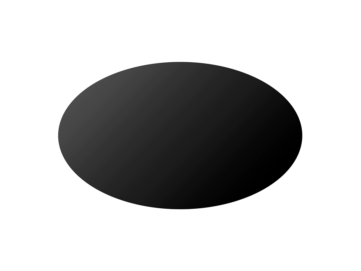 Kartell Glossy Oval Table