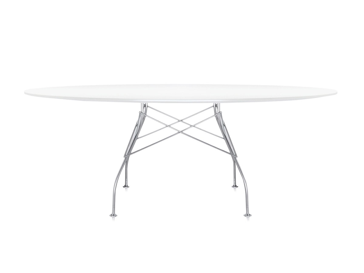 Kartell Glossy Oval Table