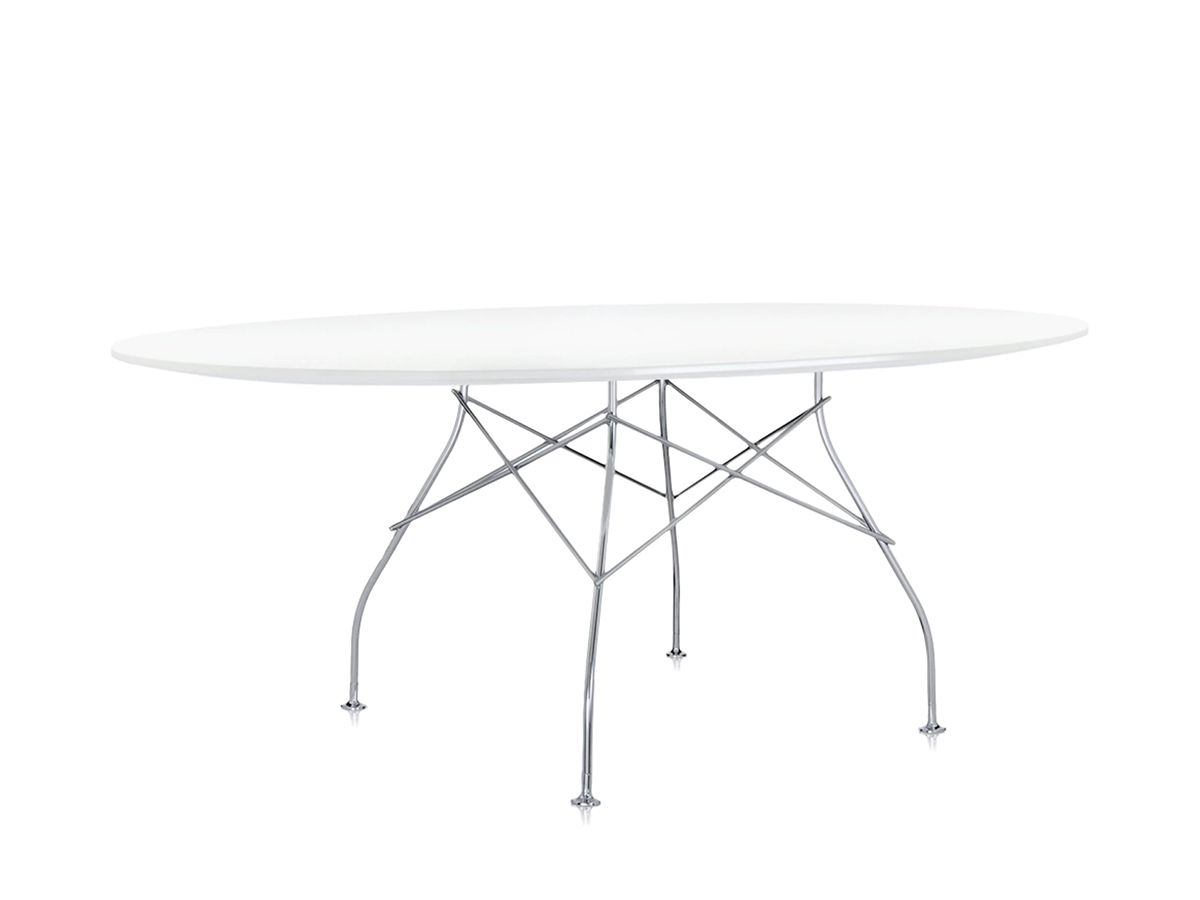 Kartell Glossy Oval Table