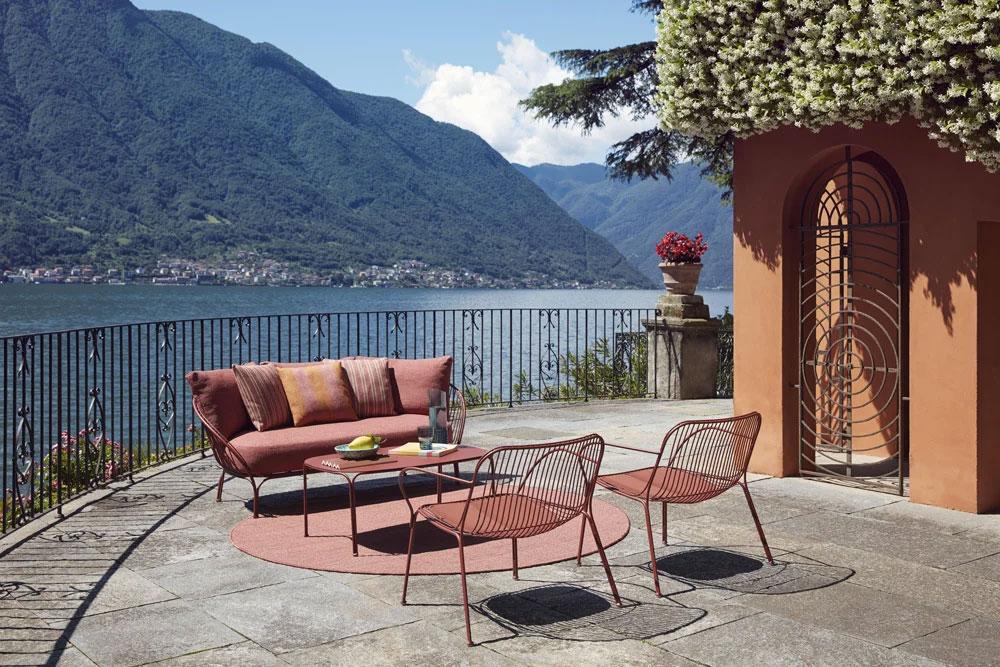 Kartell Hiray Outdoor Sofa With Cushions