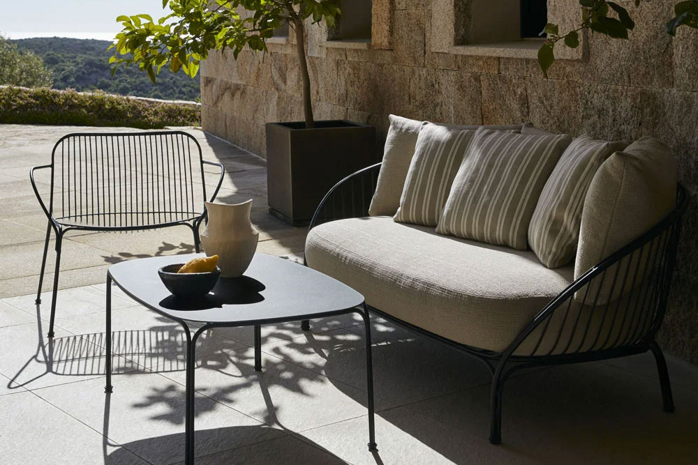 Kartell Hiray Outdoor Sofa With Cushions