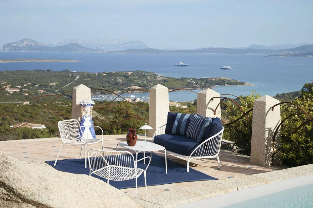 Kartell Hiray Outdoor Sofa With Cushions