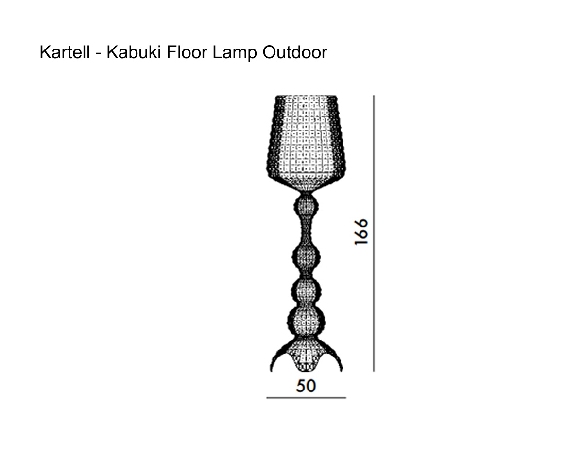 Kartell Kabuki Outdoor Floor Lamp