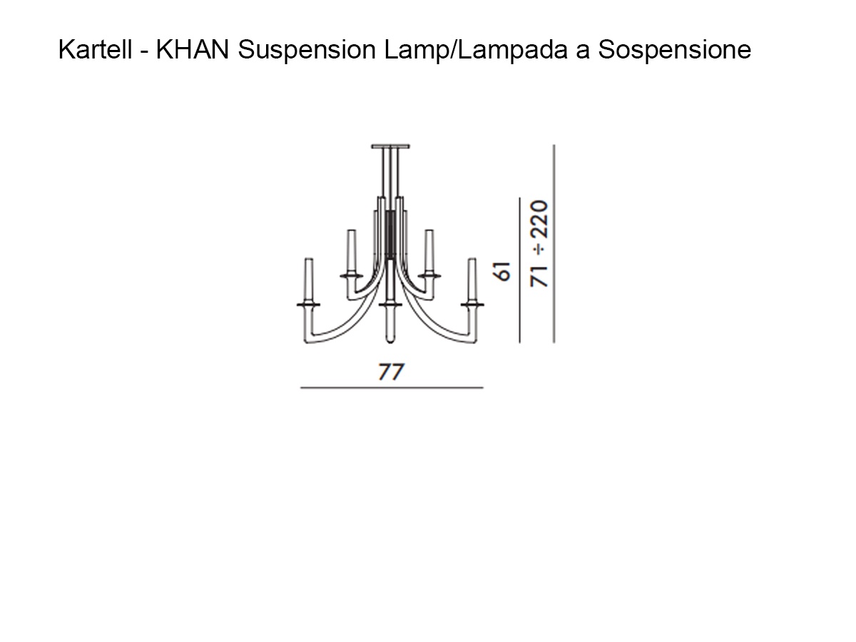 Kartell Khan Suspension Lamp