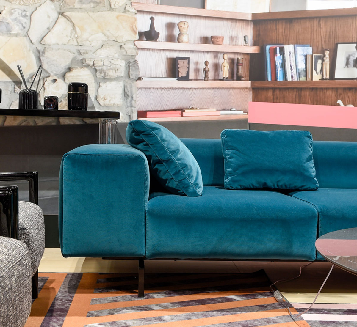 Kartell Largo Velluto Sofa