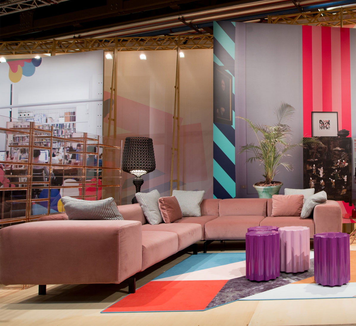 Kartell Largo Velluto Sofa