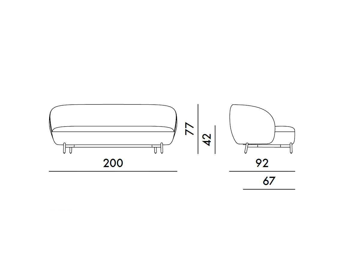 Kartell Lunam Sofa Orsetto