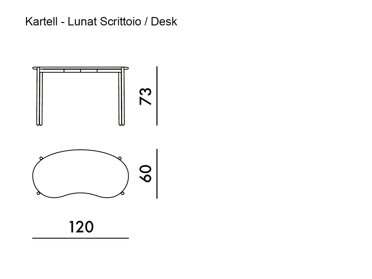 Kartell Lunat Desk