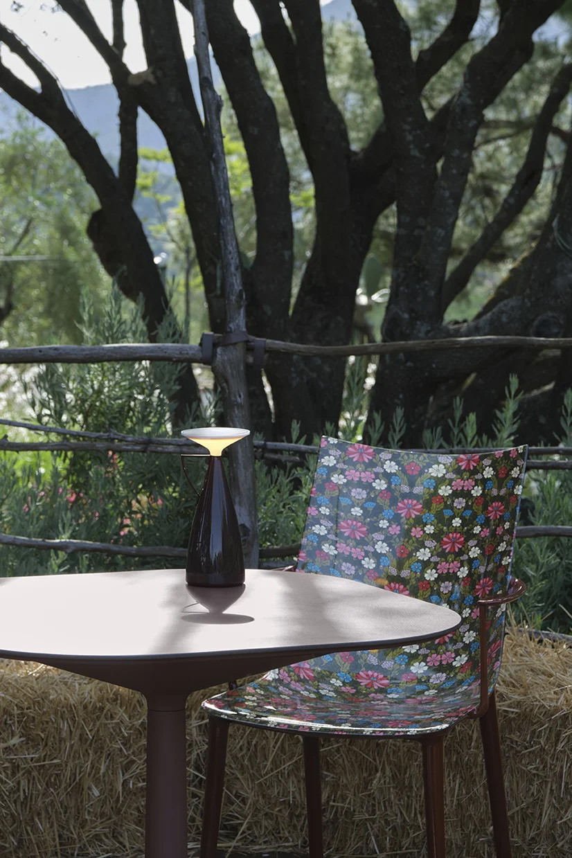 Kartell Multiplo Table Square L 78 Bordeaux