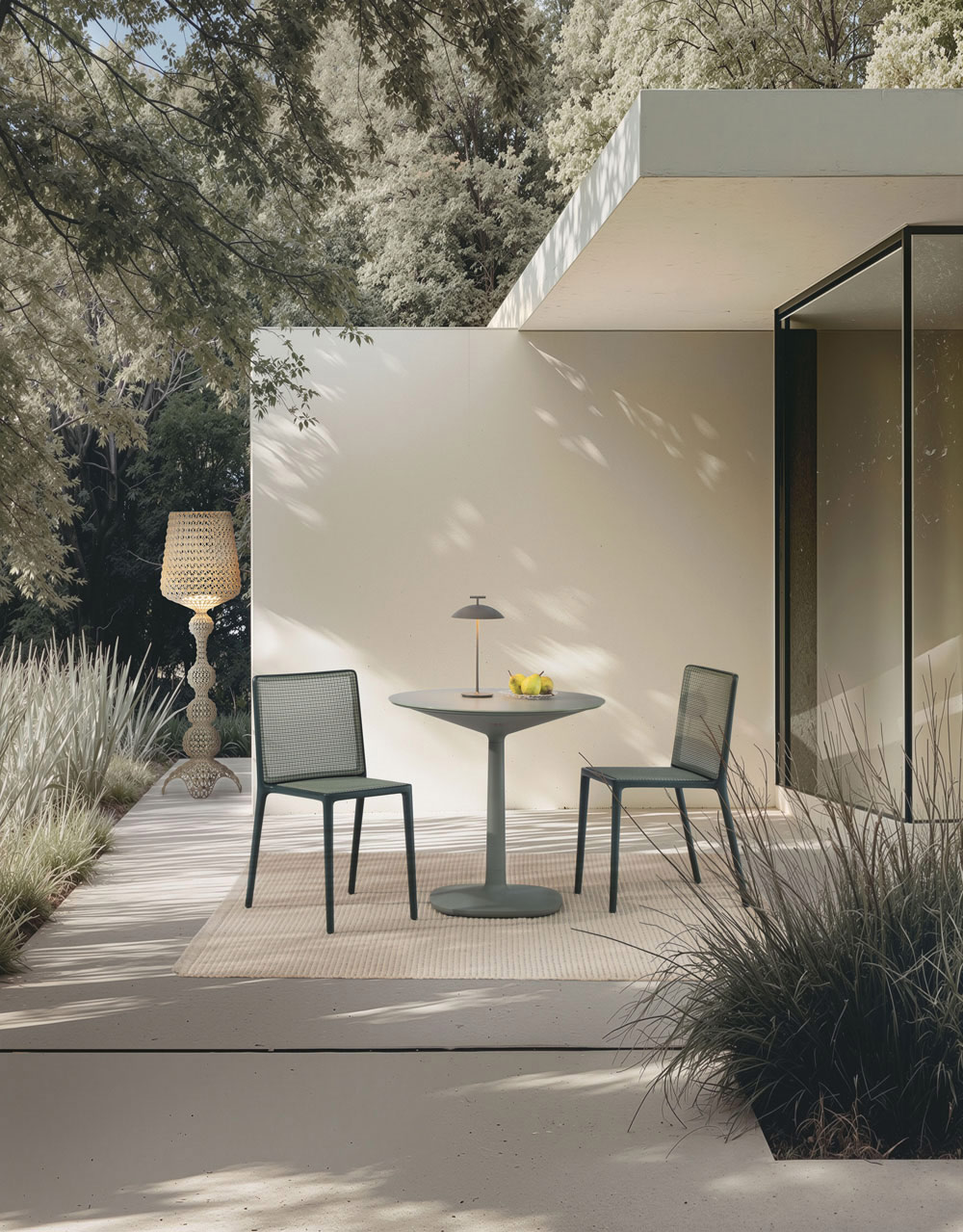 Kartell Multiplo Table Square L 78 Green