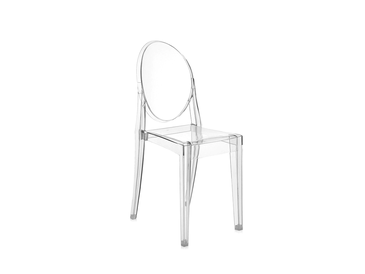 Kartell Set 4 Victoria Ghost Chair