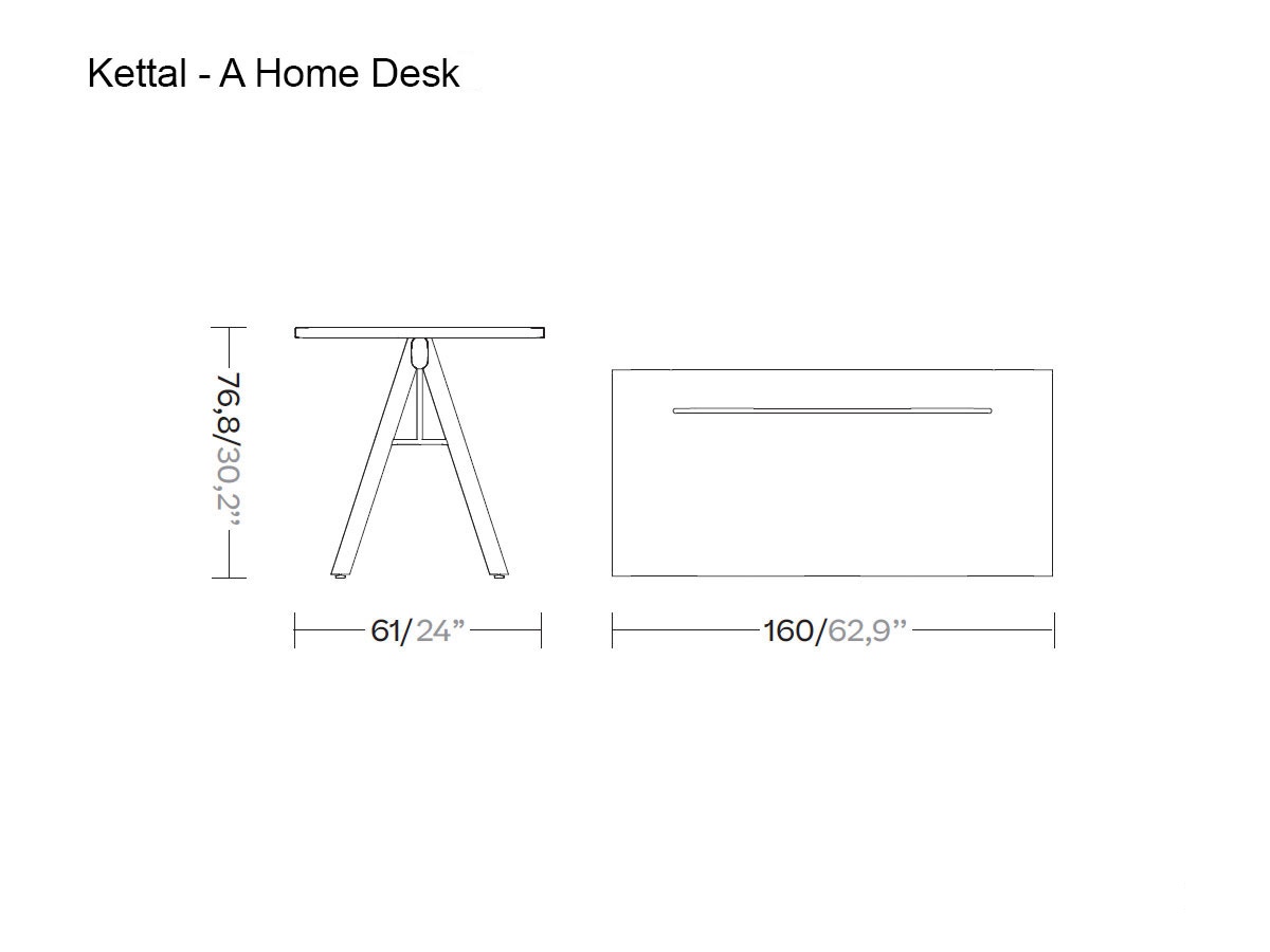 Kettal A Home Desk