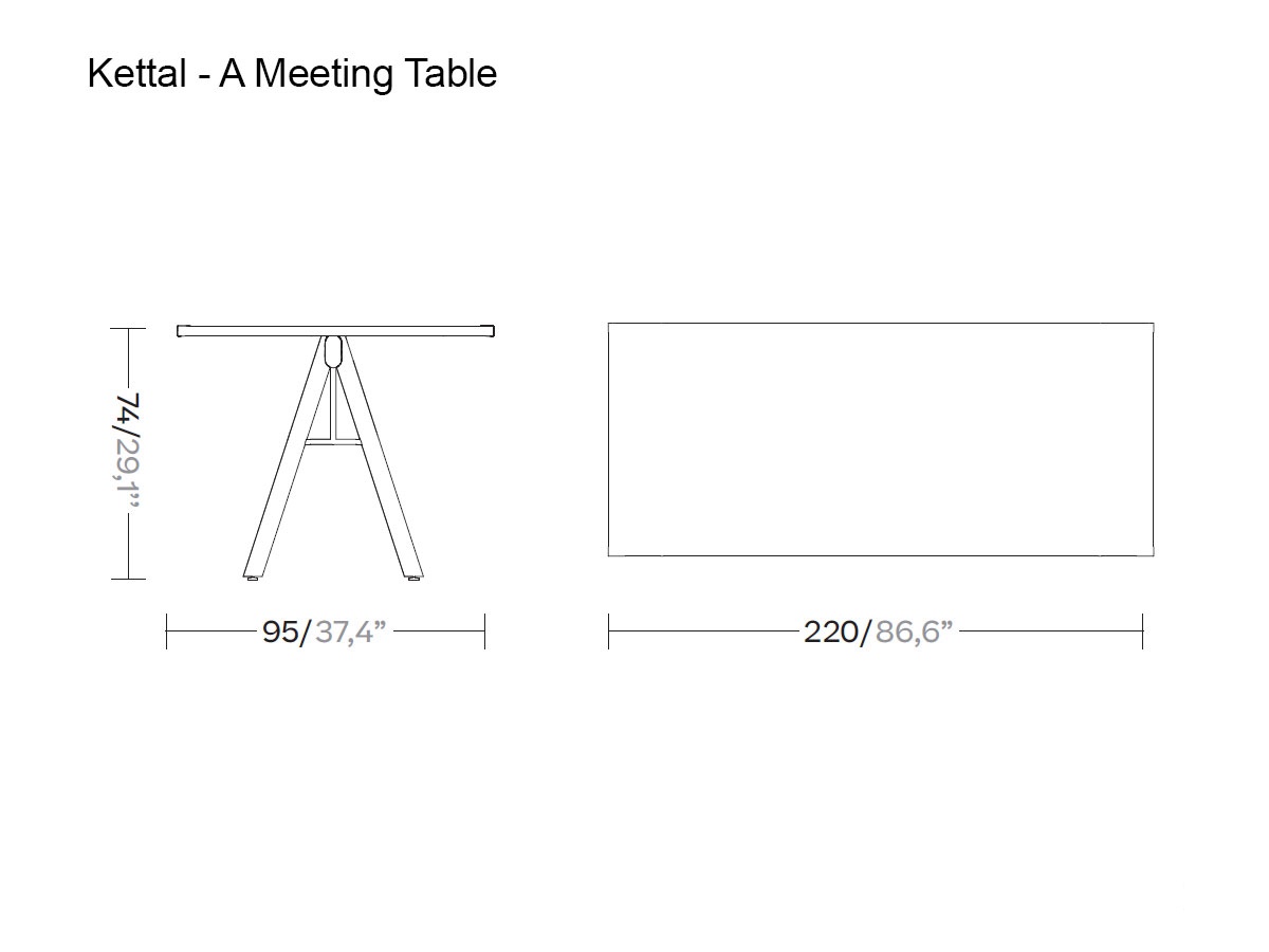 Kettal A Meeting Table