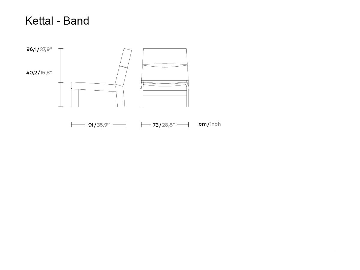 Kettal Band Club Armchair Aluminium
