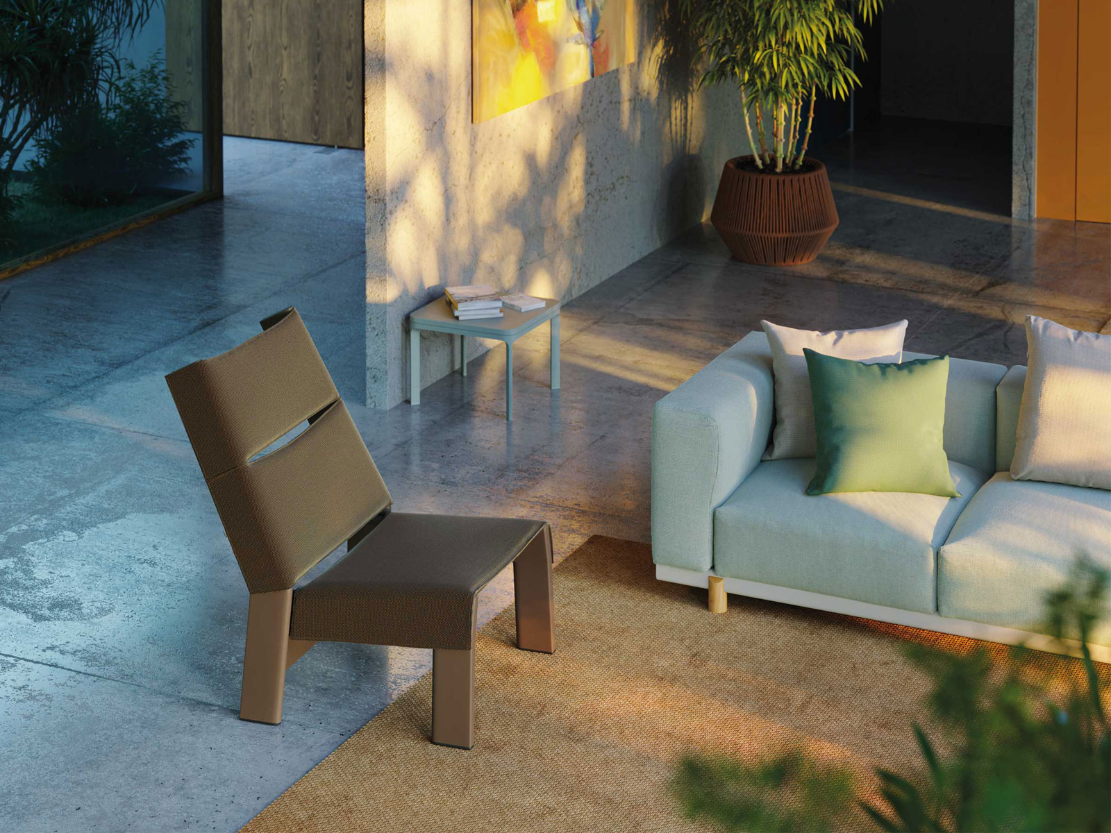 Kettal Band Club Armchair Aluminium