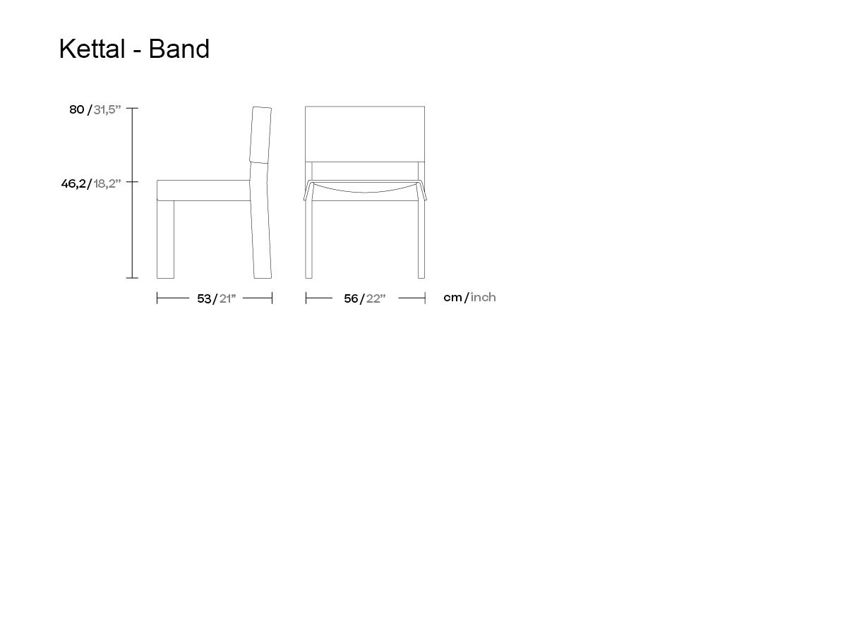 Kettal Band Chair Teak