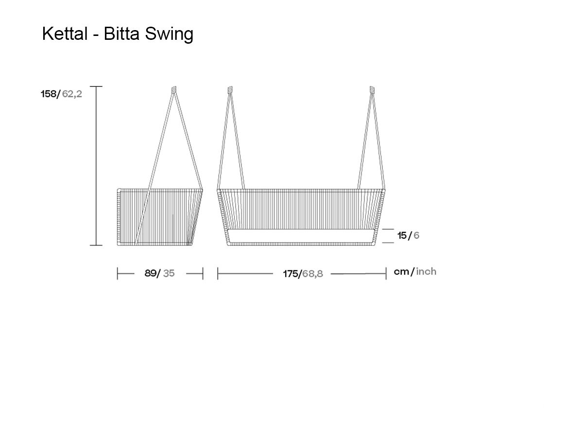 Kettal Bitta Swing Sofa