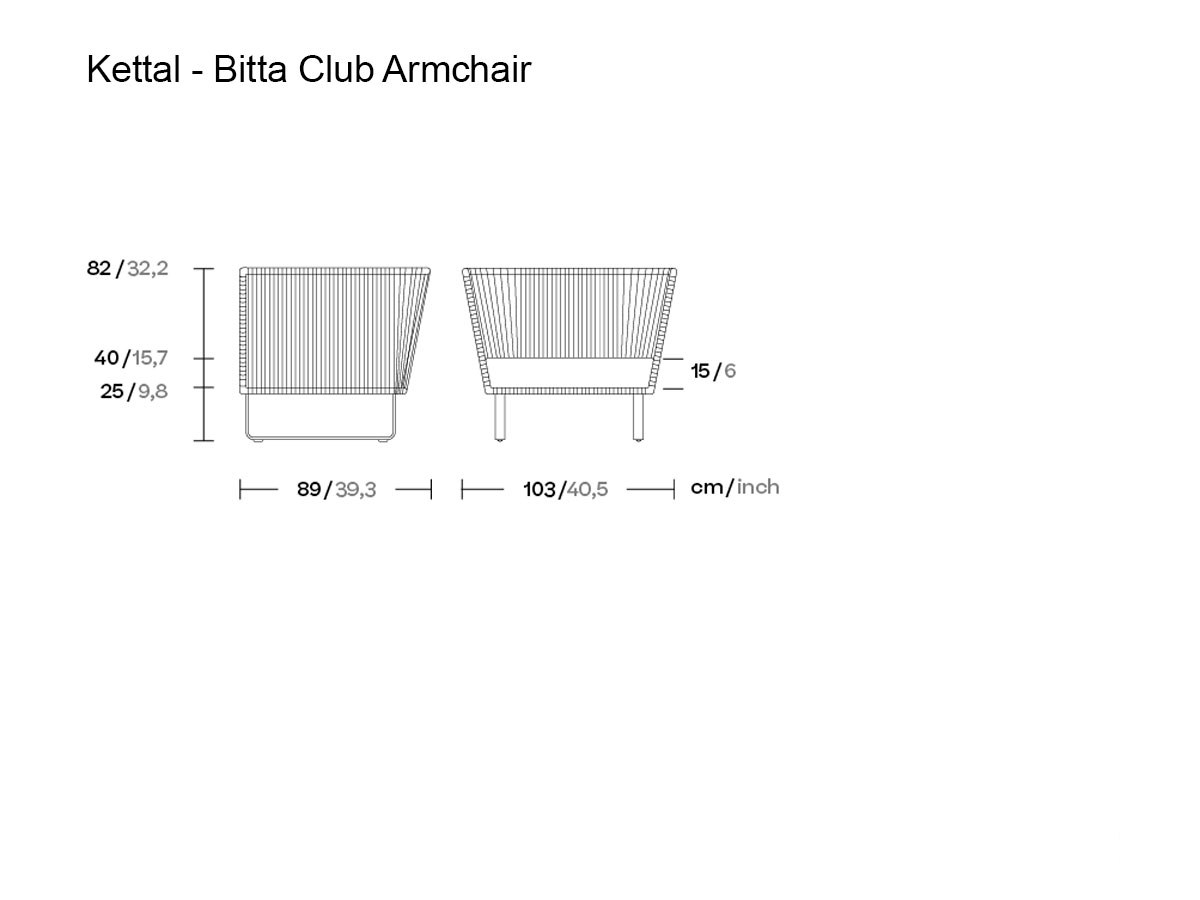 Kettal Bitta Club Armchair