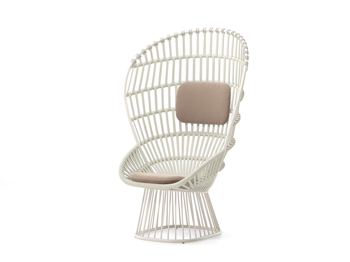 Kettal Cala Club Armchair Round Base Deer Laminado