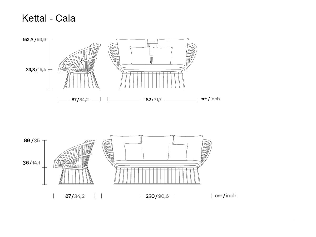 Kettal Cala Sofa