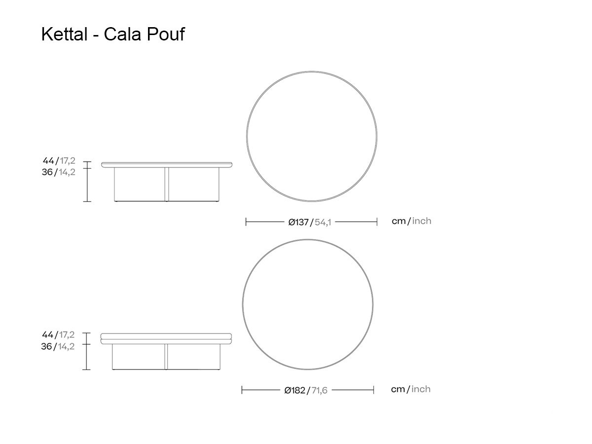 Kettal Cala Pouf