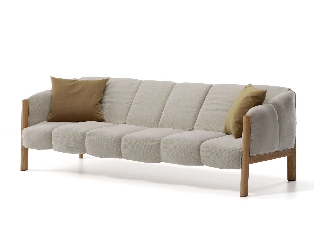Kettal Plumon 3 Seater Sofa