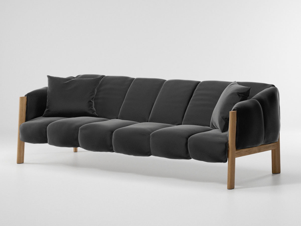 Kettal Plumon 3 Seater Sofa
