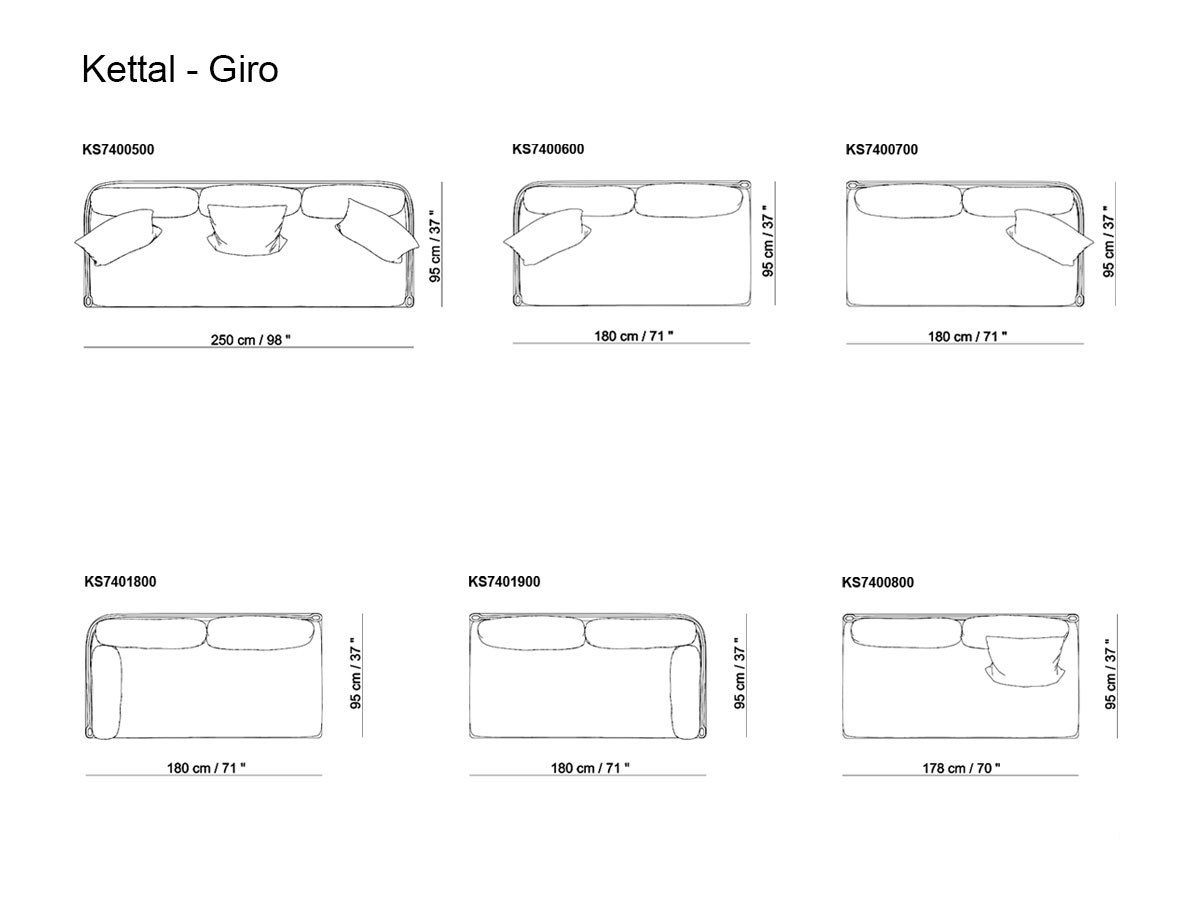 Kettal Giro Sofa Collection