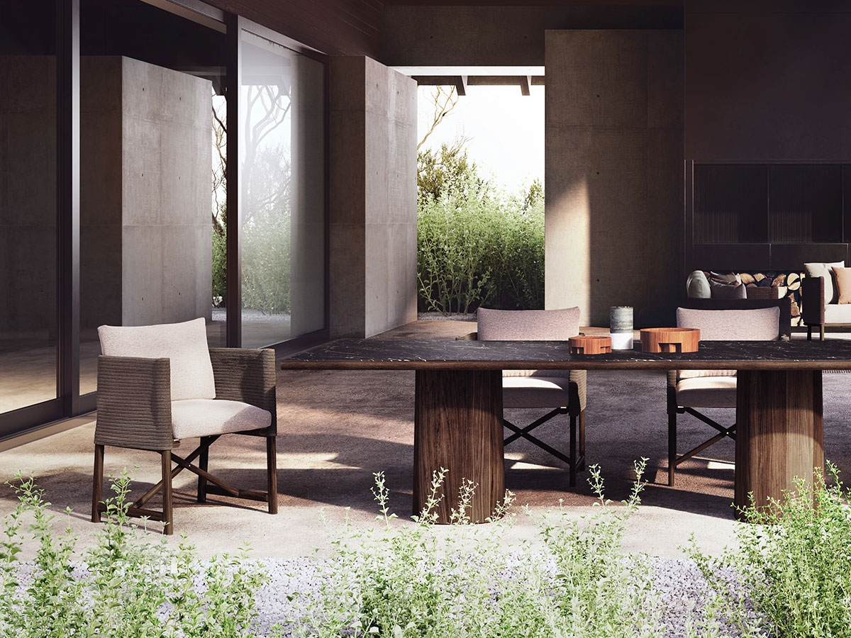 Kettal Giro Stackable Dining Armchair