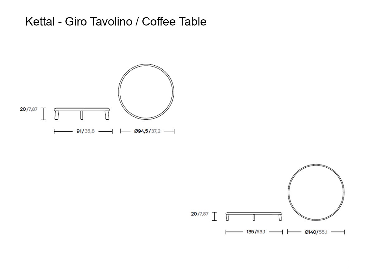 Kettal Giro Coffee Table