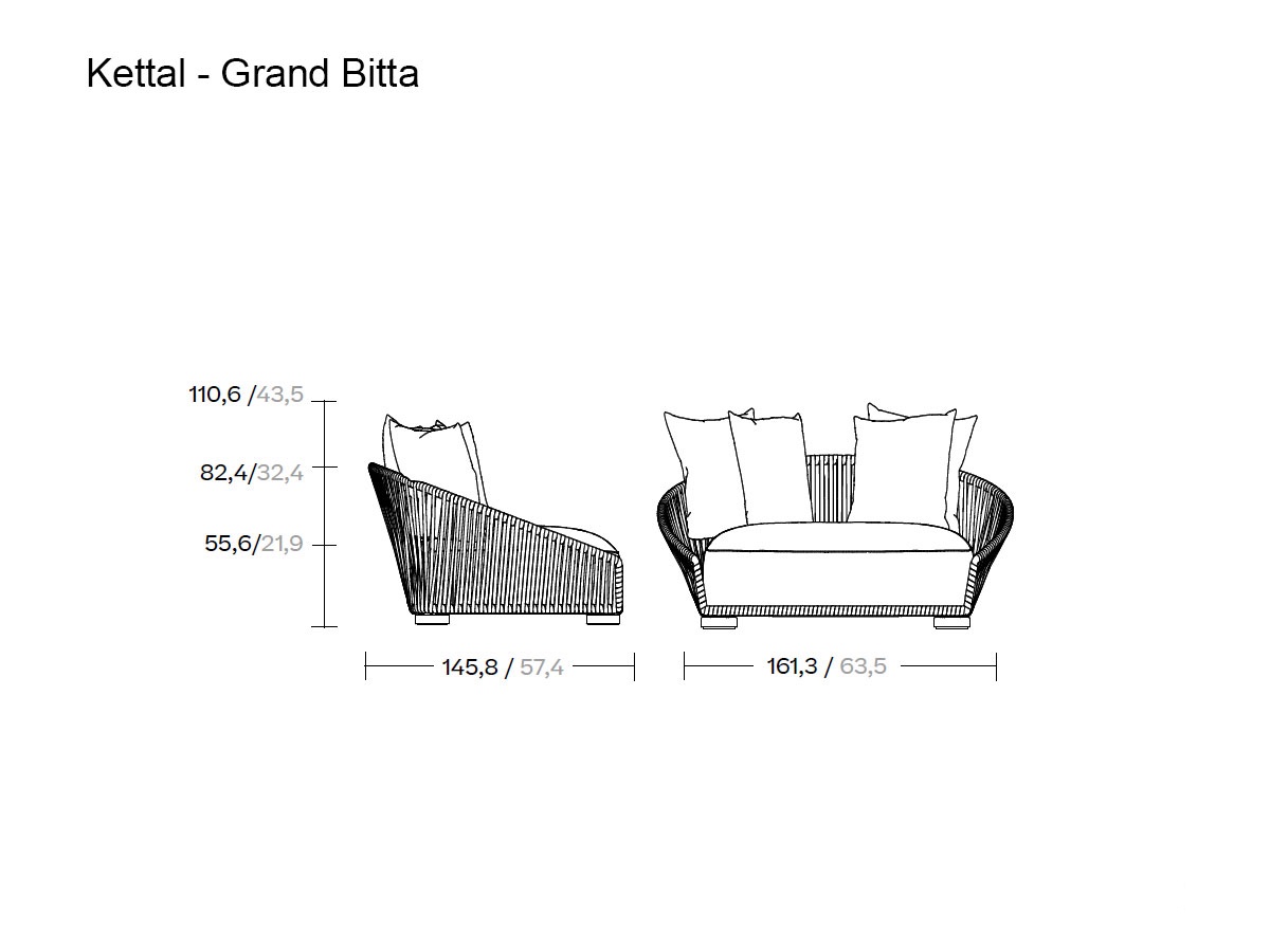 Kettal Grand Bitta Daybed