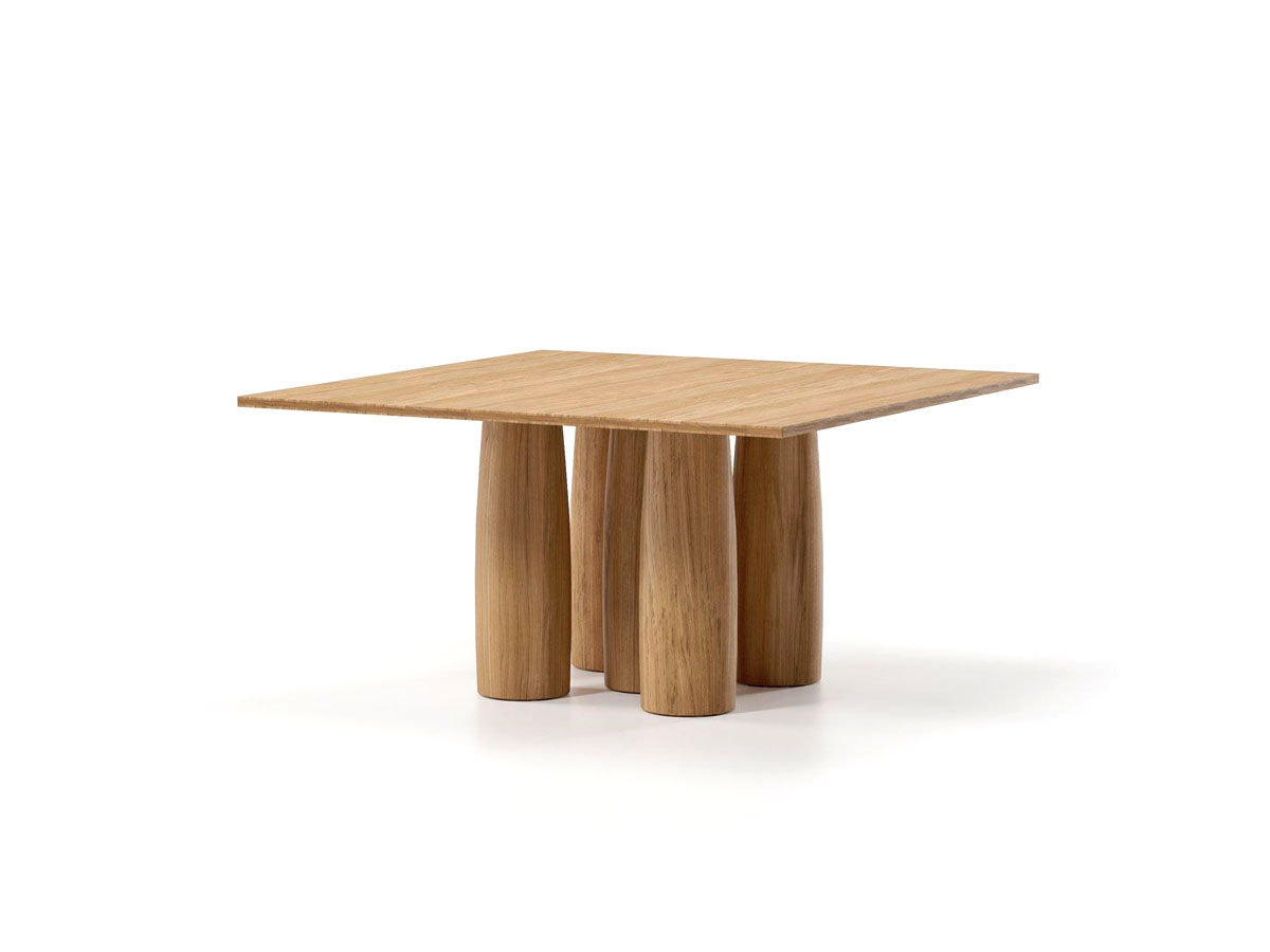 Kettal Il Colonnato Square Table 5 Legs