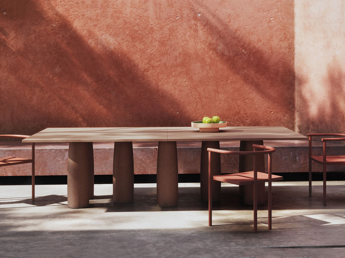 Kettal Il Colonnato Rectangular Table 8 Legs