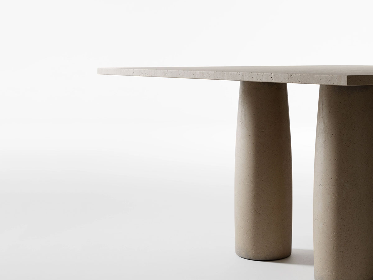 Kettal Il Colonnato Rectangular Table 8 Legs