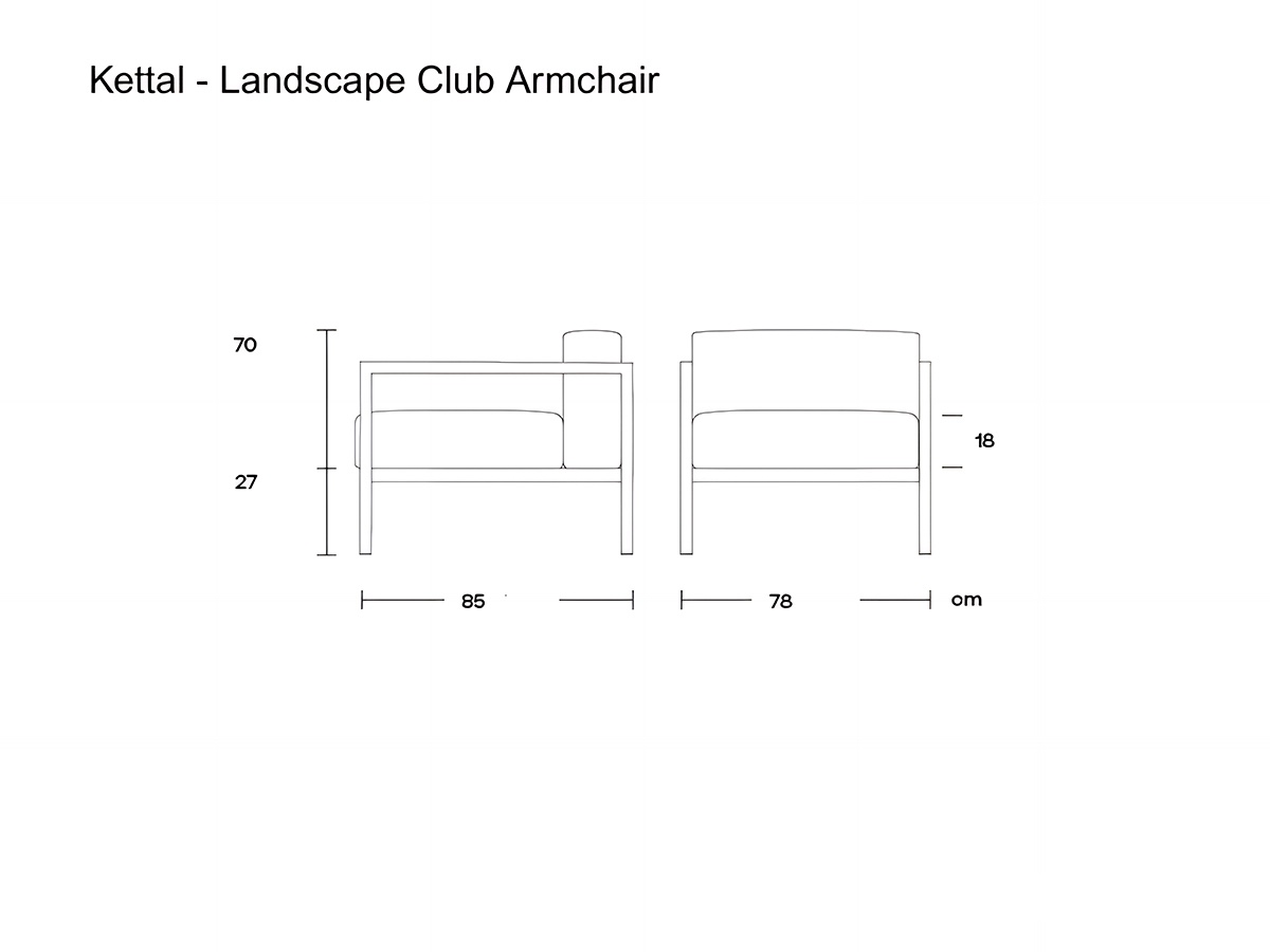 Kettal Landscape Club Armchair