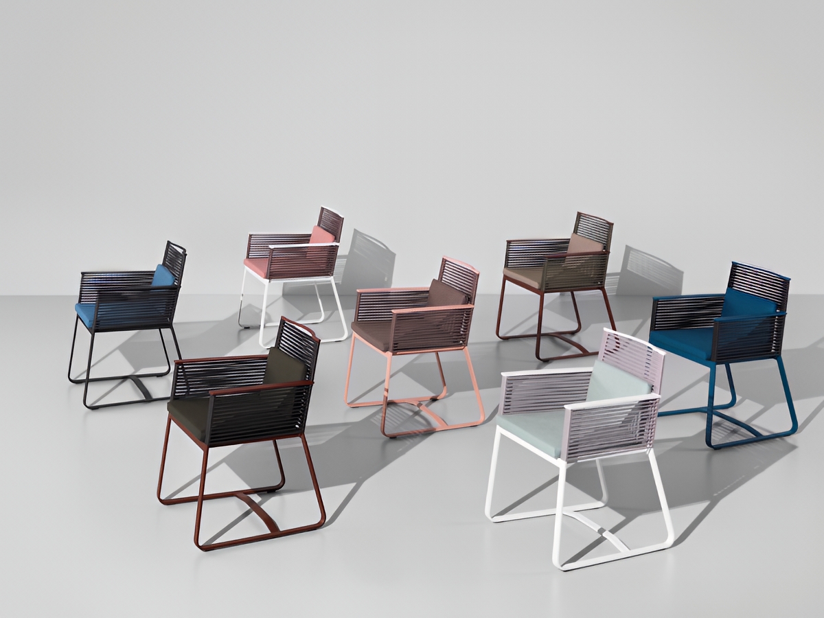 Kettal Landscape Dining Chair With Armrests