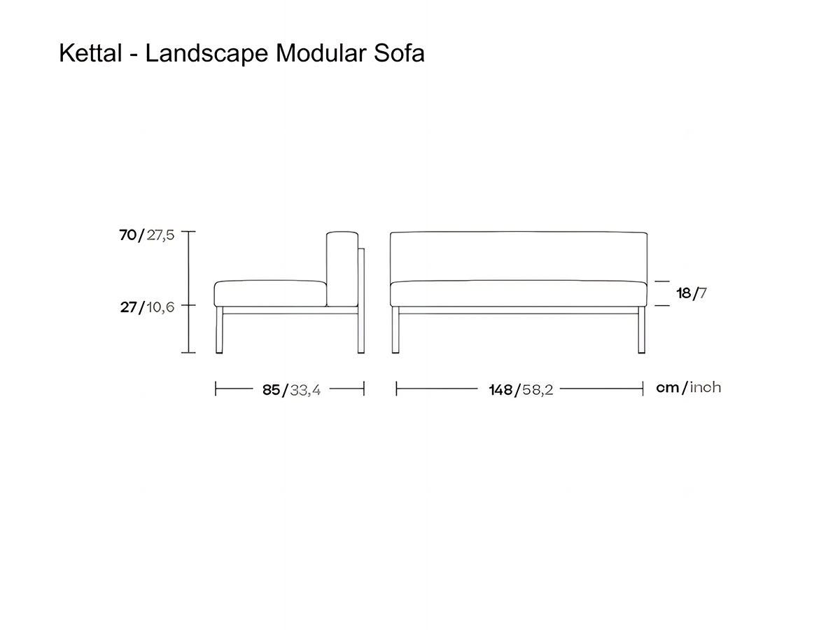 Kettal Landscape Modular Sofa