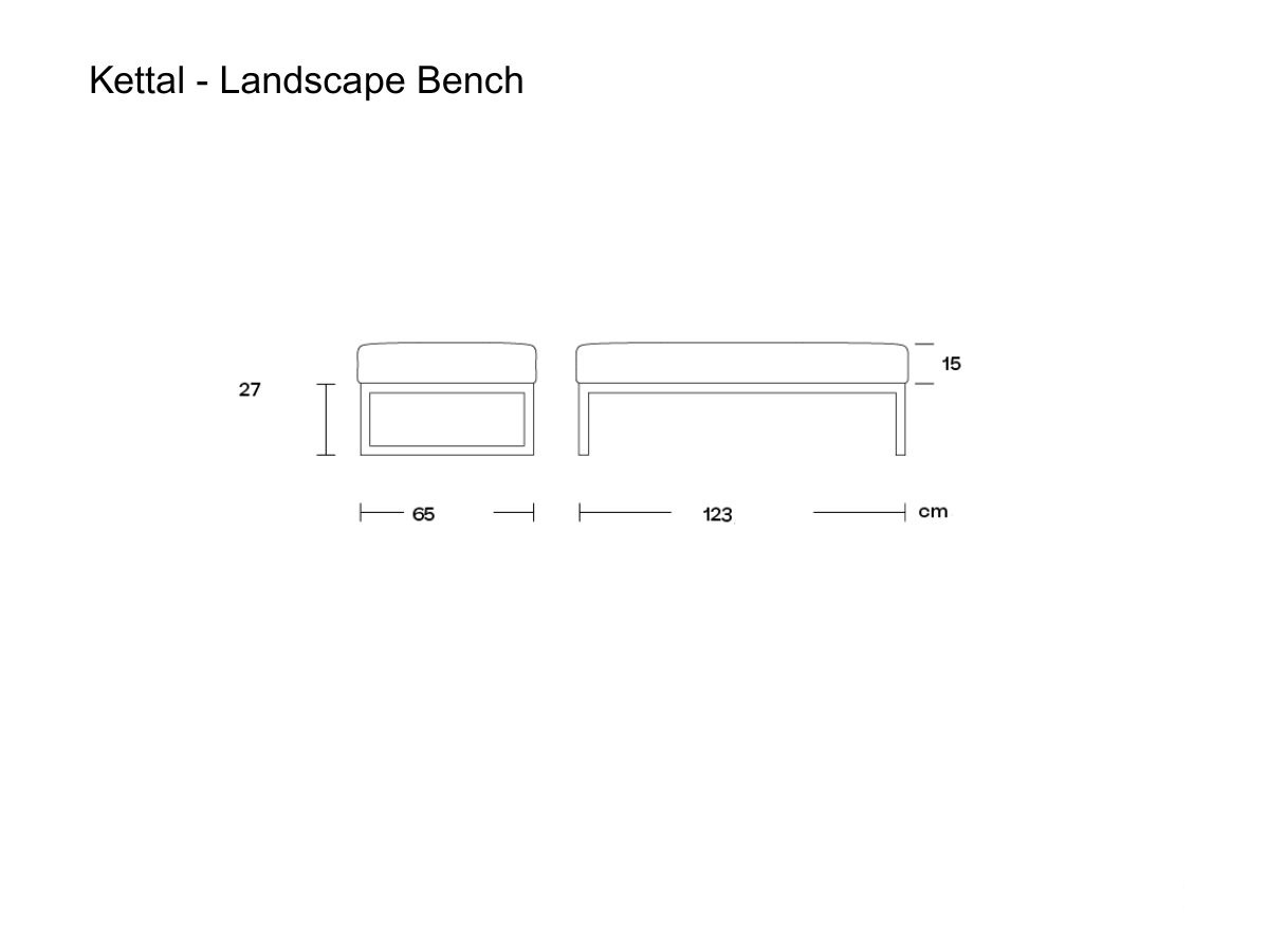 Kettal Landscape Bench