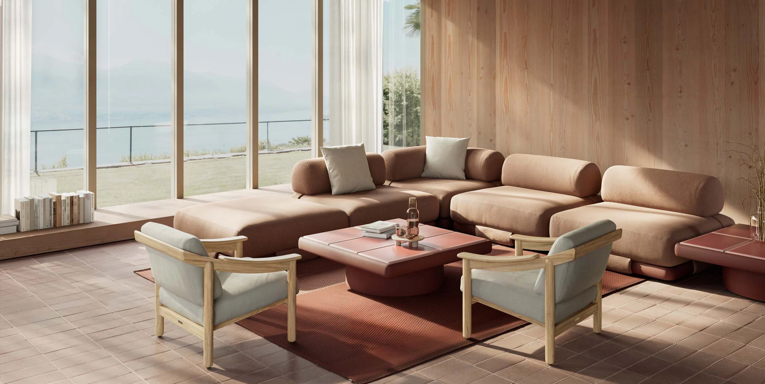 Kettal Loden Armchair Indoor Club Oak