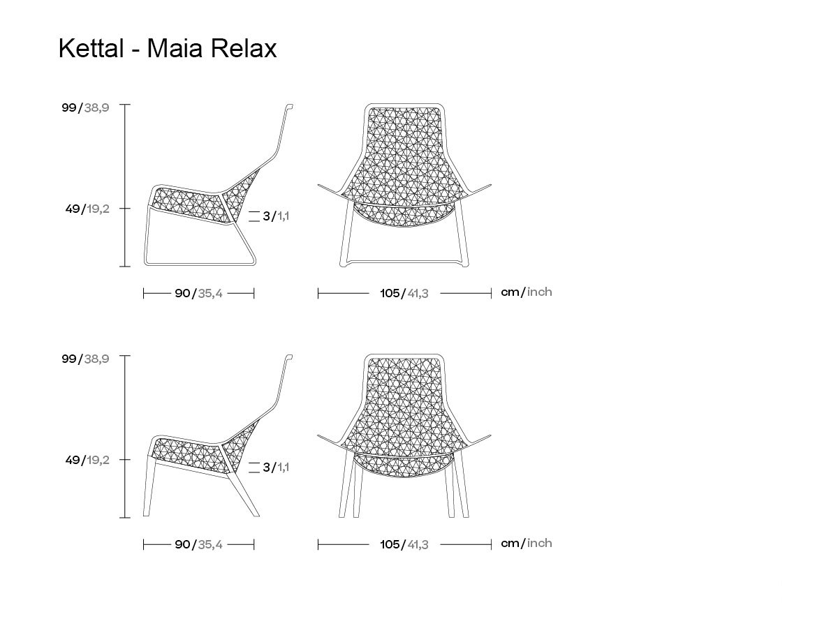 Kettal Maia Relax Armchair
