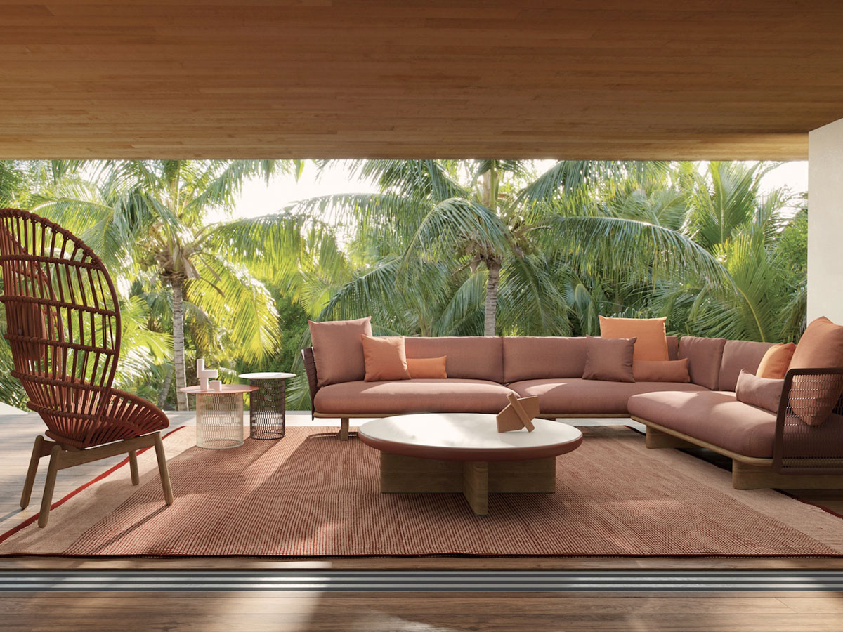 Kettal Mesh Sofa 3 Seat