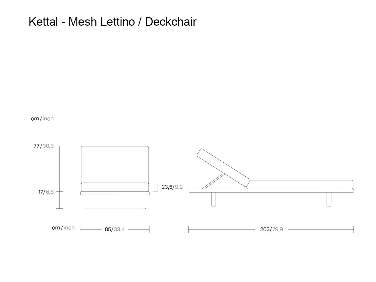 Kettal Mesh Sunbed
